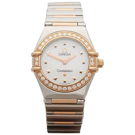 omega constellation women's watch price|ladies Omega Constellation diamond bezel.